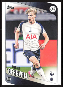 Lucas Bergvall, Kartička, 2025-26 Topps UEFA Club Competitions, BASE