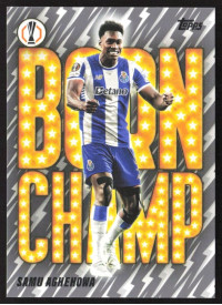 Samu Aghehowa, Kartička, 2025-26 Topps UEFA Club Competitions, INSERT