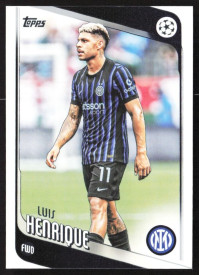 Luis Henrique, Kartička, 2025-26 Topps UEFA Club Competitions, BASE