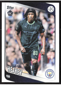 Reigan Heskey, Kartička, 2025-26 Topps UEFA Club Competitions, BASE