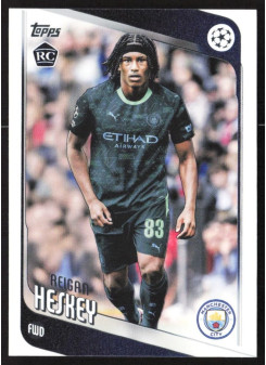 Reigan Heskey, Kartička, 2025-26 Topps UEFA Club Competitions, BASE