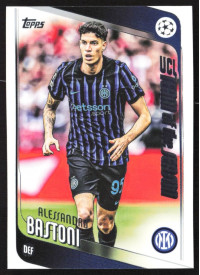 Alessandro Bastoni, Kartička, 2025-26 Topps UEFA Club Competitions, BASE