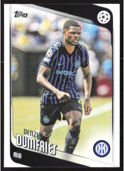 Denzel Dumfries, Kartička, 2025-26 Topps UEFA Club Competitions, BASE