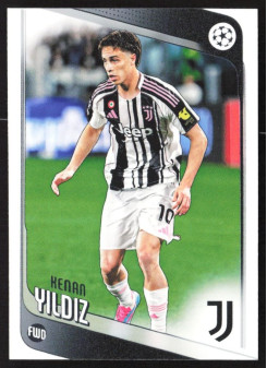 Kenan Yildiz, Kartička, 2025-26 Topps UEFA Club Competitions, BASE