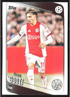 Mika Godts, Kartička, 2025-26 Topps UEFA Club Competitions, BASE