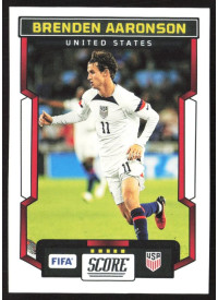 Brenden Aaronson, Kartička, Panini Score FIFA Soccer 2023-24, BASE