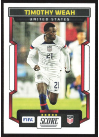 Timothy Weah, Kartička, Panini Score FIFA Soccer 2023-24, BASE