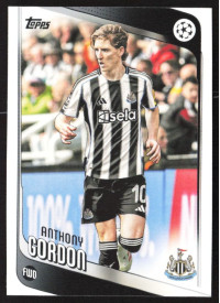 Anthony Gordon, Kartička, 2025-26 Topps UEFA Club Competitions, BASE