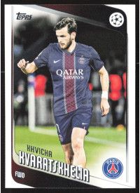 Khvicha Kvaratskhelia, Kartička, 2025-26 Topps UEFA Club Competitions, BASE
