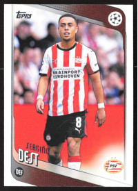 Sergiño Dest, Kartička, 2025-26 Topps UEFA Club Competitions, BASE