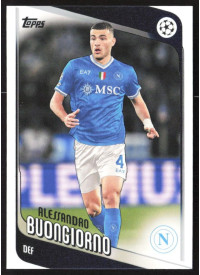 Alessandro Buongiorno, Kartička, 2025-26 Topps UEFA Club Competitions, BASE