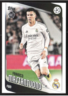 Franco Mastantuono, Kartička, 2025-26 Topps UEFA Club Competitions, BASE