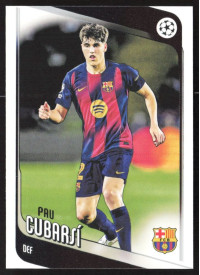 Pau Cubarsí, Kartička, 2025-26 Topps UEFA Club Competitions, BASE