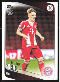 Lennart Karl, Kartička, 2025-26 Topps UEFA Club Competitions, BASE