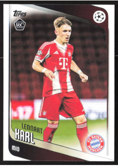 Lennart Karl, Kartička, 2025-26 Topps UEFA Club Competitions, BASE