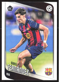 Guille Fernández, Kartička, 2025-26 Topps UEFA Club Competitions, BASE