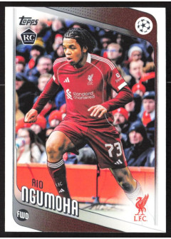 Rio Ngumoha, Kartička, 2025-26 Topps UEFA Club Competitions, BASE