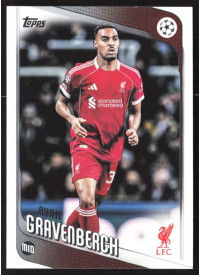 Ryan Gravenberch, Kartička, 2025-26 Topps UEFA Club Competitions, BASE