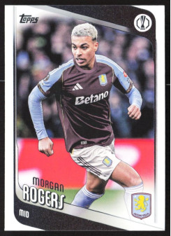 Morgan Rogers, Kartička, 2025-26 Topps UEFA Club Competitions, BASE