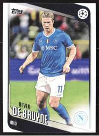 Kevin De Bruyne, Kartička, 2025-26 Topps UEFA Club Competitions, BASE