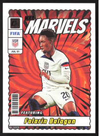 Folarin Balogun, Kartička, 2023-24 Panini Donruss Soccer, INSERT