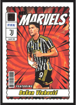 Dusan Vlahovic, Kartička, 2023-24 Panini Donruss Soccer, INSERT