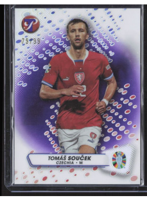 Tomas Soucek, Card, 2024 Topps Pristine Road to UEFA EURO, LIMIT