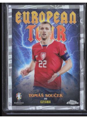 Tomas Soucek, Card, Topps Chrome UEFA Euro 2024, INSERT