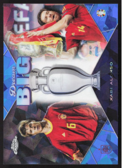 Xabi Alonso, Kartička, Topps Chrome UEFA Euro 2024, Sapphire Edition