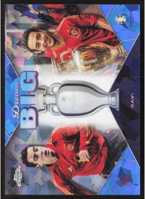 Xavi, Card, Topps Chrome UEFA Euro 2024, Sapphire Edition
