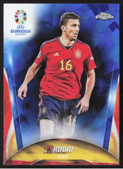 Rodri, Kartička, Topps Chrome UEFA Euro 2024, Sapphire Edition