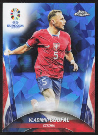 Vladimir Coufal, Kartička, Topps Chrome UEFA Euro 2024, Sapphire Edition