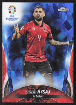 Elseid Hysaj, Kartička, Topps Chrome UEFA Euro 2024, Sapphire Edition