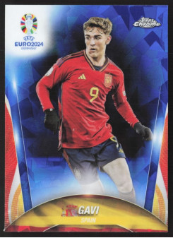 Gavi, Kartička, Topps Chrome UEFA Euro 2024, Sapphire Edition