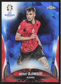 Berat Djimsiti, Kartička, Topps Chrome UEFA Euro 2024, Sapphire Edition