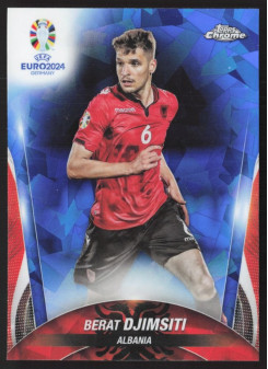 Berat Djimsiti, Kartička, Topps Chrome UEFA Euro 2024, Sapphire Edition