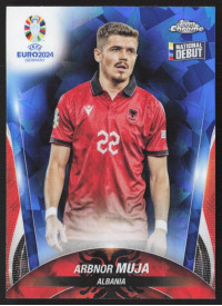 Arbnor Muja, Kartička, Topps Chrome UEFA Euro 2024, Sapphire Edition