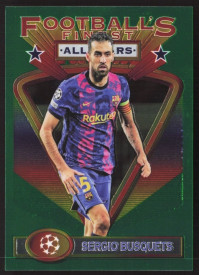 Sergio Busquets, Kartička, 2021-22 Topps Finest Flashback UEFA Champions League, BASE