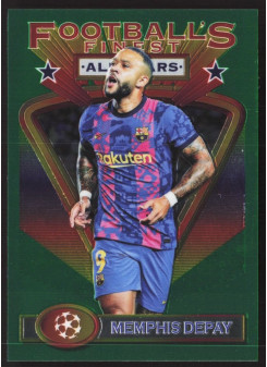 Memphis Depay, Kartička, 2021-22 Topps Finest Flashback UEFA Champions League, BASE