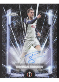Brennan Johnson, Kartička, Topps Chrome UEFA Club Competitions 2024-2025, AUTOGRAPH