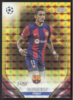 Raphinha, Kartička, Topps Chrome UEFA Club Competitions 2023-24, LIMIT