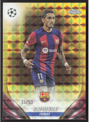 Raphinha, Card, Topps Chrome UEFA Club Competitions 2023-24, LIMIT