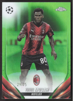 Yunus Musah, Kartička, Topps Chrome UEFA Club Competitions 2023-24, LIMIT