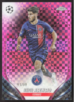 Marco Asensio, Kartička, Topps Chrome UEFA Club Competitions 2023-24, LIMIT