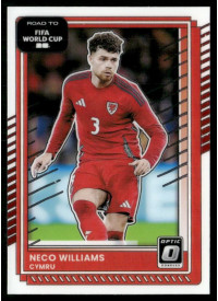 Neco Williams, Card, 2026 Panini Donruss Road to FIFA World Cup, Optic