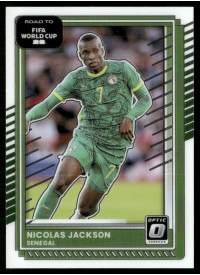 Nicolas Jackson, Kartička, 2026 Panini Donruss Road to FIFA World Cup, Optic