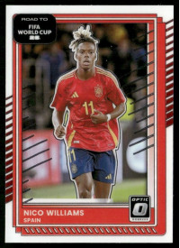 Nico Williams, Kartička, 2026 Panini Donruss Road to FIFA World Cup, Optic
