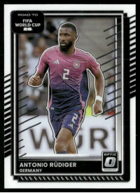 Antonio Rudiger, Kartička, 2026 Panini Donruss Road to FIFA World Cup, Optic