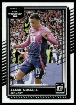 Jamal Musiala, Card, 2026 Panini Donruss Road to FIFA World Cup, Optic