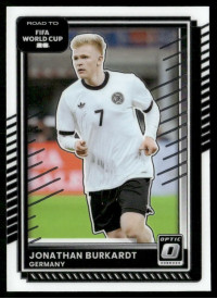 Jonathan Burkardt, Kartička, 2026 Panini Donruss Road to FIFA World Cup, Optic